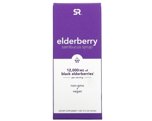 Sports Research, Elderberry Sambucus Syrup, 12,000 mg, 4 fl oz (120 ml) Sports Research, Elderberry Sambucus Syrup, 12,000 mg, 4 fl oz (120 ml)