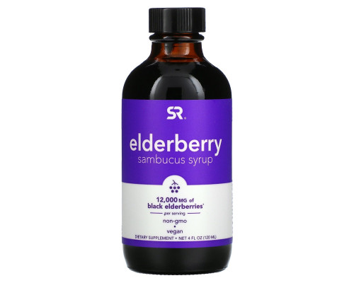 Sports Research, Elderberry Sambucus Syrup, 12,000 mg, 4 fl oz (120 ml) Sports Research, Elderberry Sambucus Syrup, 12,000 mg, 4 fl oz (120 ml)