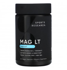 Sports Research, MAG LT, Magtein, 2,000 mg, 90 Veggie Capsules
