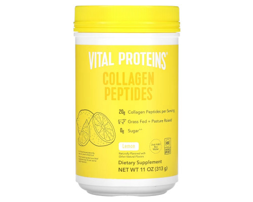 Vital Proteins, Collagen Peptides, Lemon, 11 oz (313 g) Vital Proteins, Collagen Peptides, Lemon, 11 oz (313 g)