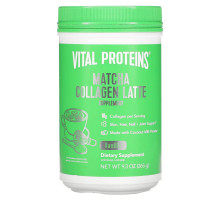 Vital Proteins, Матча латте с коллагеном, ваниль, 265 г (9,3 унции)