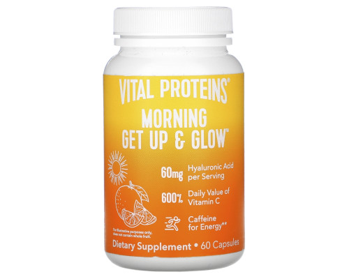 Vital Proteins, Morning Get Up & Glow , 60 Capsules Vital Proteins, Morning Get Up & Glow , 60 Capsules