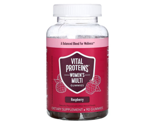 Vital Proteins, Women's Multi Gummies, Raspberry, 90 Gummies Vital Proteins, Women's Multi Gummies, Raspberry, 90 Gummies