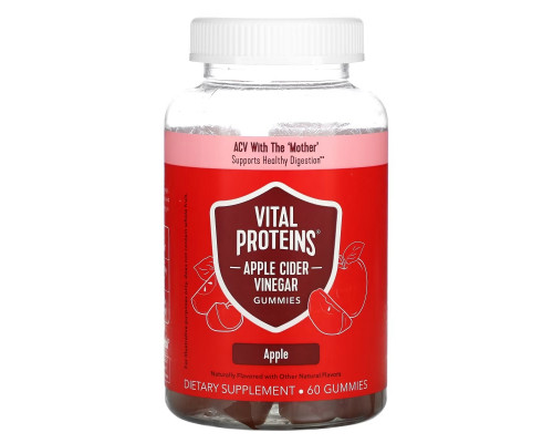 Vital Proteins, Apple Cider Vinegar Gummies, Apple, 60 Gummies Vital Proteins, Apple Cider Vinegar Gummies, Apple, 60 Gummies