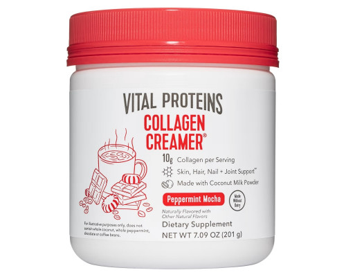 Vital Proteins, Collagen Creamer, Peppermint Mocha, 7.09 oz (201 g) Vital Proteins, Collagen Creamer, Peppermint Mocha, 7.09 oz (201 g)