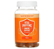 Vital Proteins, Жевательные таблетки для поддержки иммунитета, цитрусовые, 60 жевательных таблеток