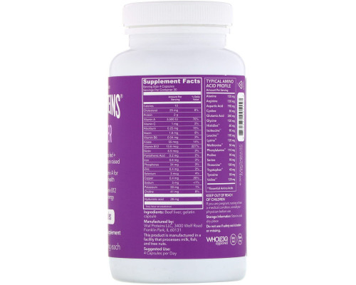Vital Proteins, Beef Liver, 750 mg, 120 Capsules Vital Proteins, Beef Liver, 750 mg, 120 Capsules