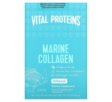 Vital Proteins, Wild Caught, Marine Collagen, Unflavored, 20 Individual Packets (10 g)