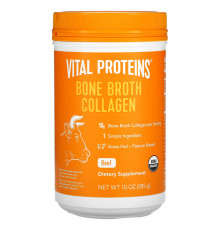 Vital Proteins, Органический коллаген из костного бульона, говядина, 10 унц. (285 г)