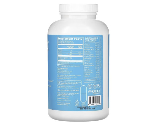 Vital Proteins, Пептиды коллагена, 600 мг, 360 капсул Vital Proteins, Пептиды коллагена, 600 мг, 360 капсул