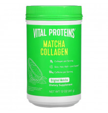 Vital Proteins, Matcha Collagen, оригинальный продукт маття, 12 унц. (341 г)
