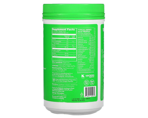 Vital Proteins, Matcha Collagen, оригинальный продукт маття, 12 унц. (341 г) Vital Proteins, Matcha Collagen, оригинальный продукт маття, 12 унц. (341 г)