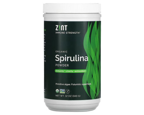 Zint, Organic Spirulina Powder, 12 oz (340 g) Zint, Organic Spirulina Powder, 12 oz (340 g)