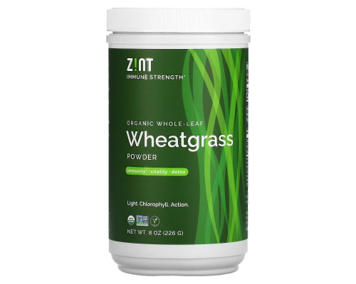 Zint, Organic Whole-Leaf Wheatgrass Powder, 8 oz (226 g) Zint, Organic Whole-Leaf Wheatgrass Powder, 8 oz (226 g)