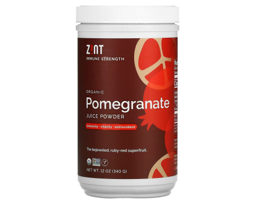 Zint, Organic Pomegranate Juice Powder, 12 oz (340 g) Zint, Organic Pomegranate Juice Powder, 12 oz (340 g)