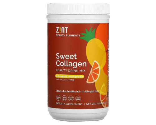Zint, Sweet Collagen, Pineapple Orangeade, 10 oz (283 g) Zint, Sweet Collagen, Pineapple Orangeade, 10 oz (283 g)
