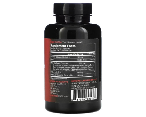 Zint, Complete Multi Collagen Capsule, 90 Capsules