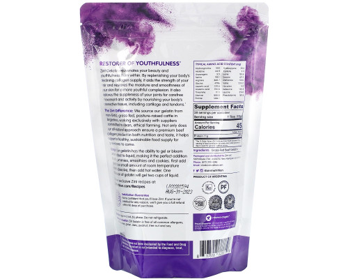 Z!NT, Beef Gelatin, Чистый Протеин, 16 унций (454г) Z!NT, Beef Gelatin, Чистый Протеин, 16 унций (454г)