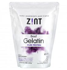 Z!NT, Beef Gelatin, Чистый Протеин, 32 унции (907г)