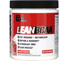 EVLution Nutrition, LEANBCAA, Fruit Punch, 8.36 oz (237 g) (Discontinued Item)