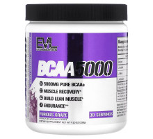 EVLution Nutrition, BCAA5000, Furious Grape, 9.1 oz (258 g)