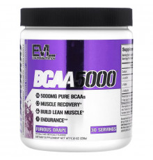 EVLution Nutrition, BCAA5000, Furious Grape, 9.1 oz (258 g)