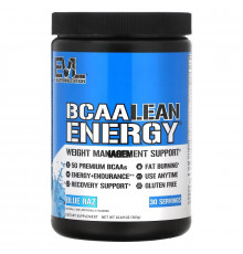 EVLution Nutrition, BCAA Lean Energy, со вкусом синей малины, 303 г (10,60 унции)