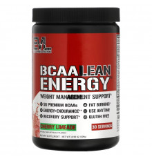 EVLution Nutrition, BCAA LEAN ENERGY, Weight Management Support, Cherry Limeade, 10.90 oz (309 g)