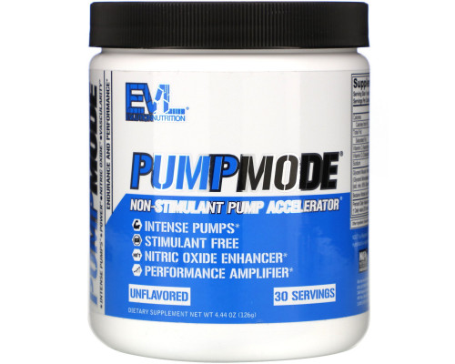 EVLution Nutrition, PumpMode, 114 г (4,02 унц.) EVLution Nutrition, PumpMode, 114 г (4,02 унц.)