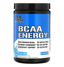 EVLution Nutrition, BCAA Energy,  Blue Raz, 9.5 oz (270 g)