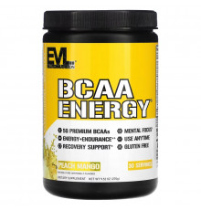 EVLution Nutrition, BCAA Energy, Peach Mango, 9.52 oz (270 g)