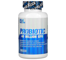 EVLution Nutrition, Ultra Pure Probiotic , 40 Billion CFU, 60 Capsules