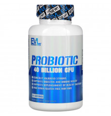 EVLution Nutrition, Ultra Pure Probiotic , 40 Billion CFU, 60 Capsules