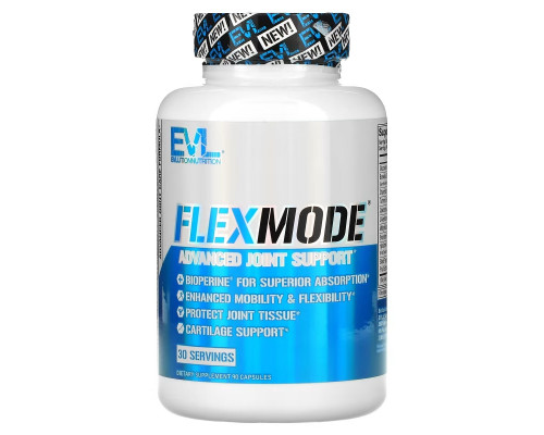 EVLution Nutrition, FlexMode, Advanced Joint Support Formula, 90 Capsules EVLution Nutrition, FlexMode, Advanced Joint Support Formula, 90 Capsules