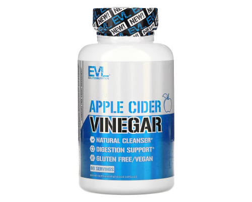 EVLution Nutrition, Apple Cider Vinegar, 60 Capsules EVLution Nutrition, Apple Cider Vinegar, 60 Capsules