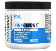 EVLution Nutrition, FiberMode, Fiber + Probiotics, Unflavored, 6.98 oz (198 g)