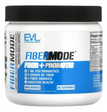 EVLution Nutrition, FiberMode, Fiber + Probiotics, Unflavored, 6.98 oz (198 g)