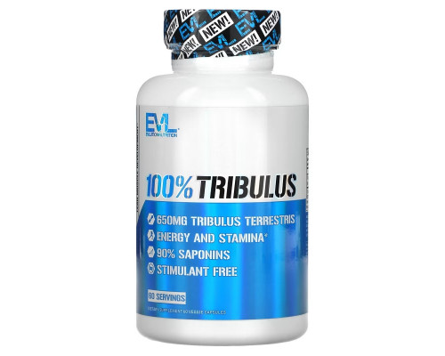 EVLution Nutrition, 100% Tribulus, 60 Veggie Capsules EVLution Nutrition, 100% Tribulus, 60 Veggie Capsules