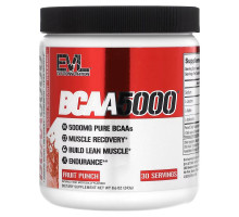 EVLution Nutrition, BCAA 5000, Fruit Punch, 8.6 oz (243 g)