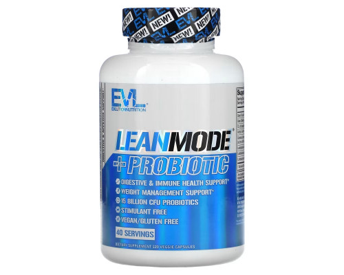 EVLution Nutrition, LeanMode + Probiotic, 120 Capsules EVLution Nutrition, LeanMode + Probiotic, 120 Capsules