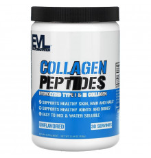 EVLution Nutrition, Collagen Peptides, Unflavored, 11.64 oz (330 g)