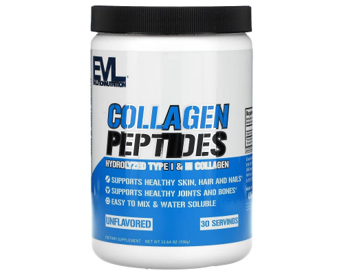 EVLution Nutrition, Collagen Peptides, Unflavored, 11.64 oz (330 g) EVLution Nutrition, Collagen Peptides, Unflavored, 11.64 oz (330 g)