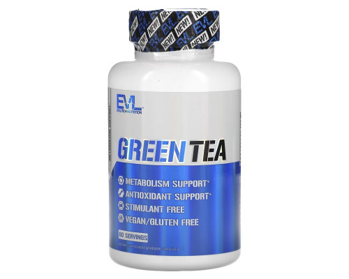 EVLution Nutrition, Green Tea, 60 Veggie Capsules EVLution Nutrition, Green Tea, 60 Veggie Capsules