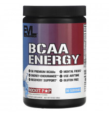 EVLution Nutrition, BCAA ENERGY, Rocket Pop, 9.9 oz (282 g)