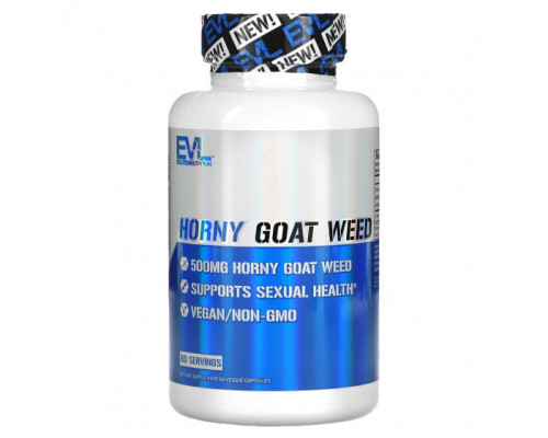 Мужское здоровье Horny Goat Weed, 500 mg , 60 Veggie Capsules Мужское здоровье Horny Goat Weed, 500 mg , 60 Veggie Capsules