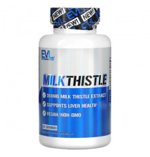 Для здоровья печени EVLution Nutrition, Milk Thistle, 300 mg, 60 Veggie Capsules