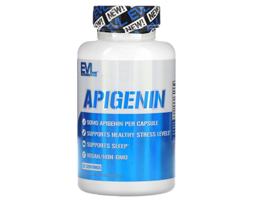 EVLution Nutrition, Apigenin, 30 Veggie Capsules EVLution Nutrition, Apigenin, 30 Veggie Capsules