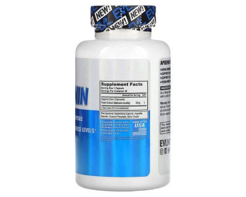 EVLution Nutrition, Apigenin, 30 Veggie Capsules EVLution Nutrition, Apigenin, 30 Veggie Capsules