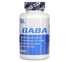 EVLution Nutrition, GABA, 600 mg, 60 Veggie Capsules