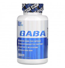 EVLution Nutrition, GABA, 600 mg, 60 Veggie Capsules